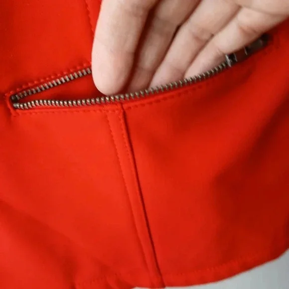 Montanatek women's size Large red zip up jacket with front pockets class… - Picture 4 of 10
